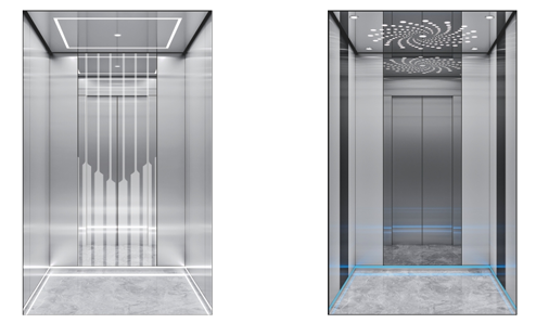 Linear stainless-steel interiors