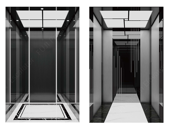 Monochrome architectural interiors